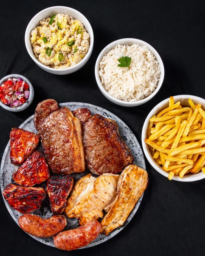 Churrasco em restaurante